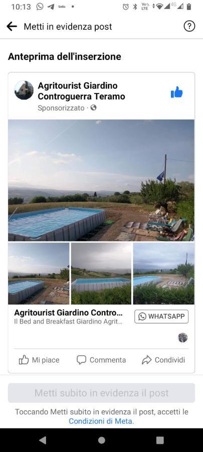 Controguerra Bed&Breakfast Giardino Agritourist المظهر الخارجي الصورة